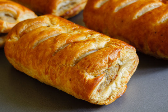 "Freshly Baked Sausage Rolls"