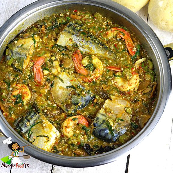 Seafood Okro Soup – Half & Full Pan