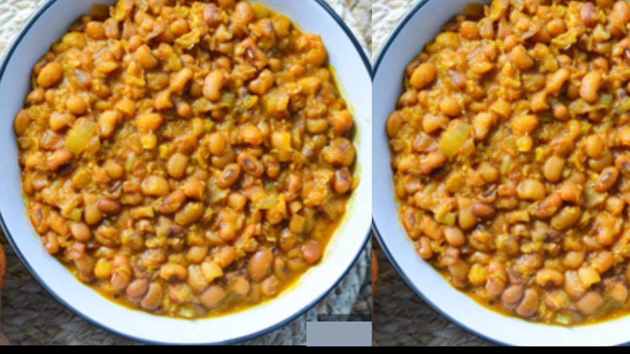 Porridge Beans (Ewa Riro) – Half & Full Pan