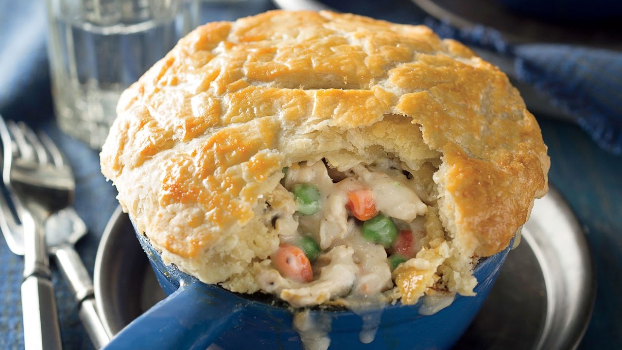 Chicken Pie – Flaky Pastry with Tender Chicken Filling
