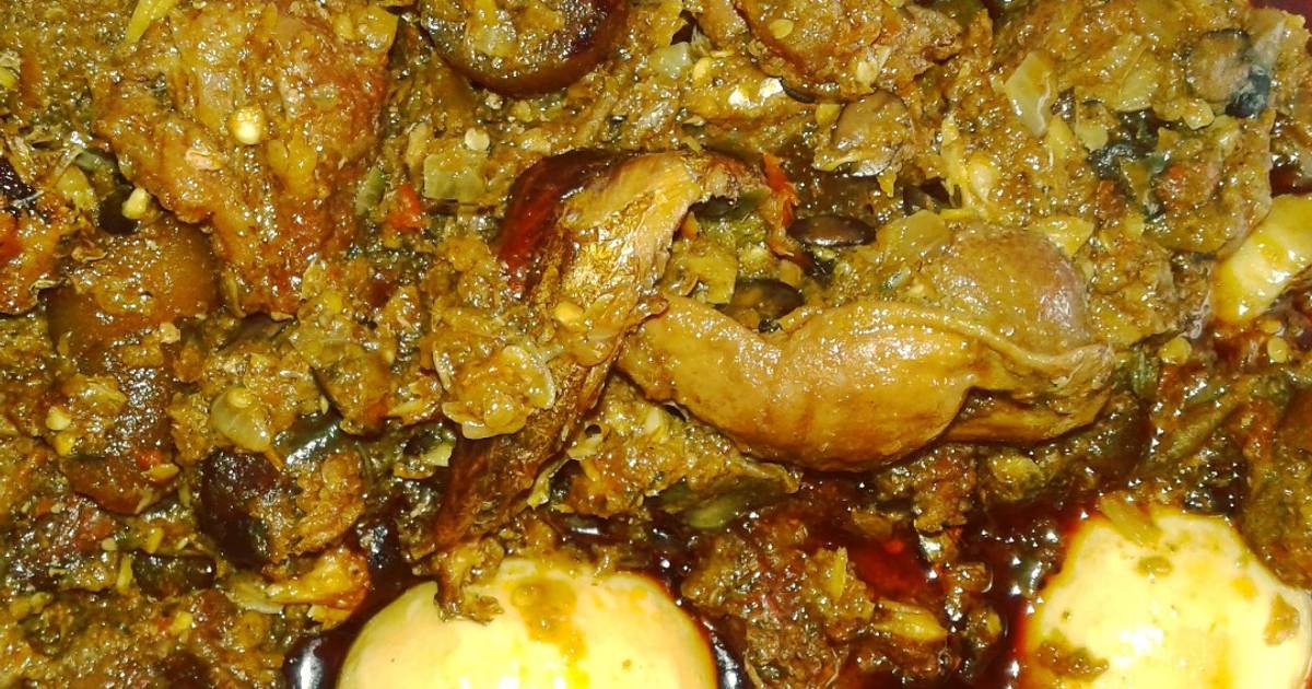 Ayamase (Ofada Stew) – Half & Full Pan