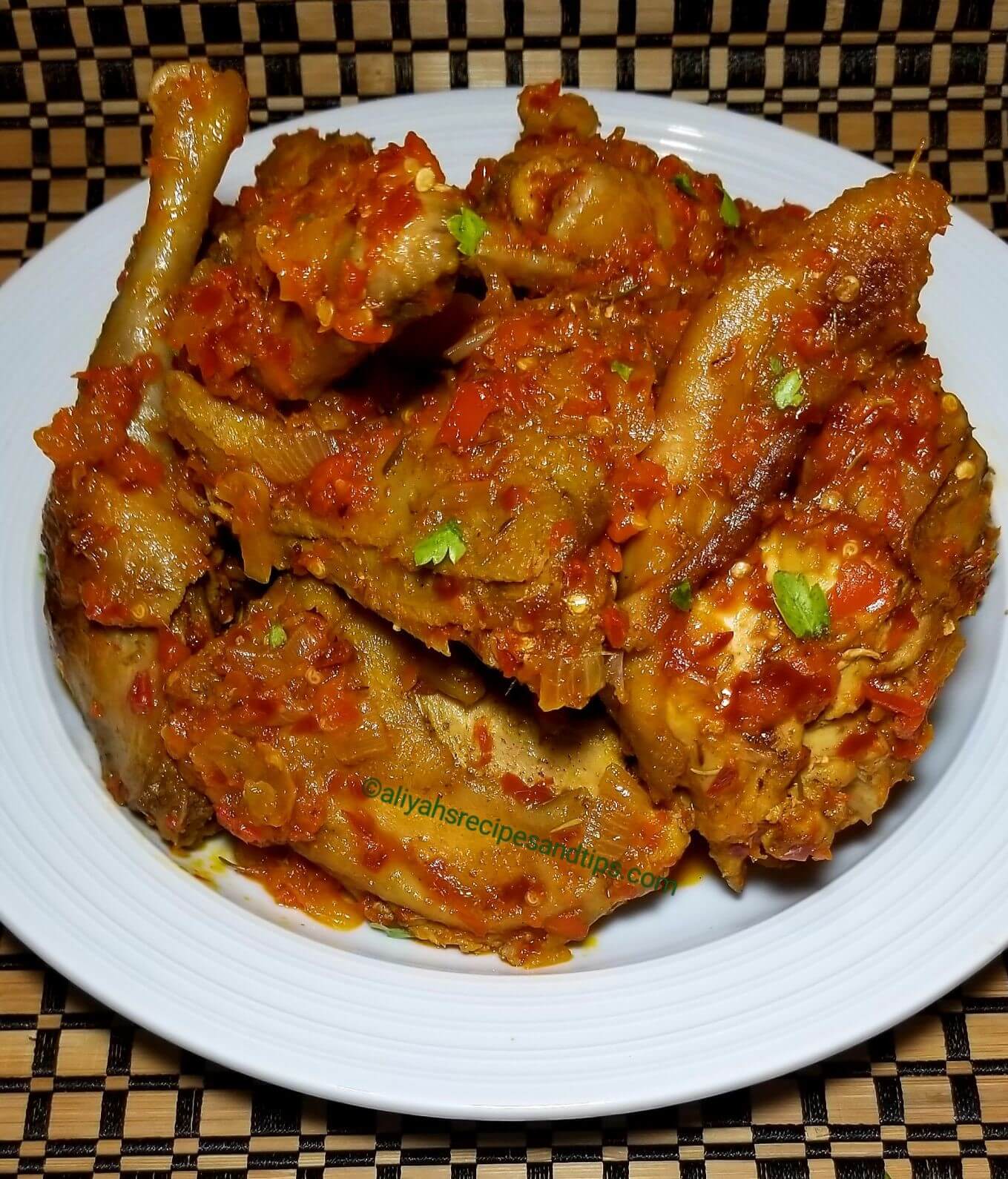 Stewed Hen – Half & Full Pan